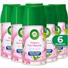 Airwick Air Wick Freshmatic Profumatore per Ambienti, 6 Ricariche per Diffusore Spray Automatico Freshmatic alla Fragranza Fresia e Fiori Bianchi, 6 x 250 ml