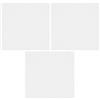 3Pcs Non Stick Silicone Dehydrator Pads for Food Dryer Home Use White