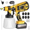 Does not apply Pistola Vernice a Spruzzo, Verniciatore a Spruzzo a Batteria 2X4000Mah, HVLP 650