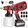 Does not apply Pistola Vernice a Spruzzo, Verniciatore a Spruzzo a Batteria 2X4000Mah, HVLP 650