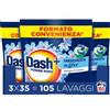 Dash Power Pods Detersivo Lavatrice In Capsule 105 Lavaggi(3x35) Freschezza Di