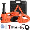 HOMCOM Kit Martinetto Elettrico Auto 5T, Idraulico 143-450 mm, Arancione