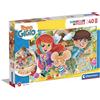 Clementoni-125 Topo Gigio Supercolor Gigio-40 Pezzi-Made in Italy, 3 Anni, Floor
