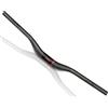 RXL SL Manubrio MTN, manubrio per mountain bike, manubrio riser 31,8, in fibra di carbonio, 720 mm, 740 mm, 760 mm, MTN, manubrio MTB (rosso pro 3K, 740 mm)