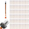 100 Siringhe monouso sterili da 1 ml attacco LUER LOCK - Siringa sterile senza a