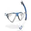 CRESSI Penta & Alpha Combo - Maschera Penta + Snorkel Alpha per Immersioni e Snorkeling, Taglia Unica, Unisex