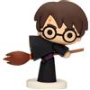 Mini figura da collezione che vola su una scopa con base HARRY POTTER NIMBUS 6 C