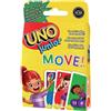 MATTEL Gioco di carte per bambini con azioni fisiche UNO-JUNIOR-MOVE!