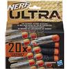 HASBRO Ricarica da 20 dardi in schiuma NERF ULTRA
