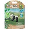 PLAYMOBIL Figura di panda con accessori e carta da collezione WILTOPIA-71060