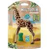 PLAYMOBIL Figura di giraffa con accessori e scheda sugli animali WILTOPIA-71048