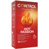 CONTROL Preservativi con punti e nervature dall'effetto caldo HOT PASSION 10 UDS