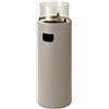 Enders NOVA LED L | Braciere Decorativo a Gas per Esterni, con Fiamma Regolabile e Illuminazione LED, Colonna con Vetro Protettivo, Tortora/Oro #560630