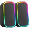 MARS GAMING Altoparlanti 2.0 per computer con Bluetooth MS-OM RGB-20W