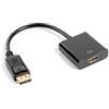LANBERG Adattatore video maschio-femmina con cavo DISPLAYPORT-HDMI 1080P 10 CM