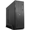 Case slim per PC con alimentatore e lettore di schede TQC-3006DU3C MICRO-ATX 500
