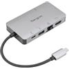 Mini docking station USB-C da viaggio con HDMI, VGA e rete Gigabit DOCK419 4K PD