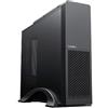 COOLBOX Case slim per PC con USB-C e alimentatore SFX T313 MICRO-ATX 500W