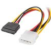 Cavo sdoppiatore di alimentazione da Molex maschio a doppio SATA femmina 15 CM C