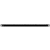 Patch panel compatto a 24 porte per armadio rack 19" 0,5U CAT.6 UTP PPU6-0024-B