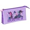 SAFTA Astuccio triplo KPOP DEMON HUNTERS BATTLE 22X3X12CM
