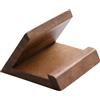 Supporto Triangolare in Legno di Noce Compatto per Studio, Cucina