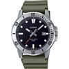 CASIO Collection MTP-VD01-3E Orologio Quarzo Bracciale Gomma Diver Style