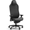 Fractal Design Refine Fabric Dark Gaming Chair - Ergonomic Office Desk Chair Functionality with 4D Adjustable Armrests, High-Back Support, Lumbar Cushion, And Premium Fabric