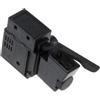 Eurowagens FA2-6/1BEK Interruttore Per Utensili 6A 250V Blocco Nero