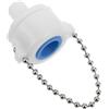 Silver Steel Head Washing Machine Hose Adapter Quick Connect Connector