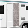 vidaXL Tenda Antimosche Marrone e Bianca 56x200 cm in Ciniglia
