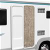vidaXL Tenda Antimosche Beige e Marrone 56x200 cm in Ciniglia