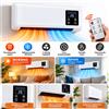 Termoconvettore Elettrico a Parete Termoventilatore Stufa Calorifero Caldo Bagno