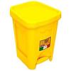 Duplast Eco Contenitore Pattumiera 6lt In Plastica Con Pedale Colore Giallo 7531