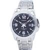 Casio Enticer Quadrante Nero Quarzo Elegante MTP-1314D-1AVDF Orologio Uomo