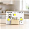 Pannello luminoso 3 led 12V per costruzione plastica misura 2,5 x 1,7 cm