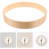 Sturdy Light Brown Wood Clock Border Replacement for Wall Clock Round Frame DIY