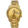 Seiko Orologio da uomo automatico Seiko Series 5 SNKL86K1 quadrante oro