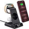 leChivée Caricatore Wireless per iPhone 18 Pro/Pro Max Apple Watch 12 3 in 1