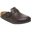 Birkenstock Professional Boston PRO Clog Uomo In Nabuk Marrone Scuro