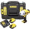 DeWalt DCF899P2-QW Trapano avvitatore a impulsi attacco 1/2 a batteria, 18V, 5.0 Ah, motore Brushless