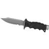 SEAC Titan - Coltello da Sub in Titanio per Immersioni e Pesca in Apnea | Lama in titanio 100% amagnetica e anticorrosione | Taglia sagola | Strap per gamba | 260 mm