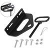 Eurowagens Kit Gancio Traino Trattorino Tosaerba Heavy Duty In Acciaio Con Asta Sferica