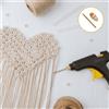 Extended Fine Tip Copper Nozzle for Hot Glue Gun Durable Golden Accessory