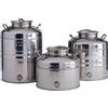 Contenitore AGGRAPPATO Olio Fusto Alimentare Acciaio DAMIGIANA BIDONE (30 Litri)