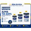 SIKKENS ALPHA TEX ACRYL BIANCO O COLORATO 1LT-2,5LT-5LT-14LT PITTURA TRASPIRANTE