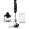 Bosch ErgoMaster Series 4 MSM4B624GB - Frullatore a mano 3 in 1, velocità controllata dalla pressione, con doppia frusta, mini tritatutto e bicchiere per precipitati, lama in acciaio inox, motore da