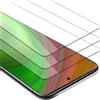 Cadorabo 3x Vetro temperato per Samsung Galaxy A71 4G Pellicola Prottetiva Proteggi
