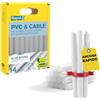 Rapid 14 Stick Colla per PVC e Cavi Ø12x94, Trasparente, Senza Solventi | Ad Alto Contenuto di Resina per una Vasta Gamma di Applicazioni su PVC, Cavi e Vetro