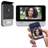 Philips WelcomeEye Connect 2 Videocitofono 2 Fili con App RFID | 2 fili 120 m, touch 7'' 800 × 480, angolo 130°, fino a 20 badge, Wi-Fi 2,4 GHz, memoria interna